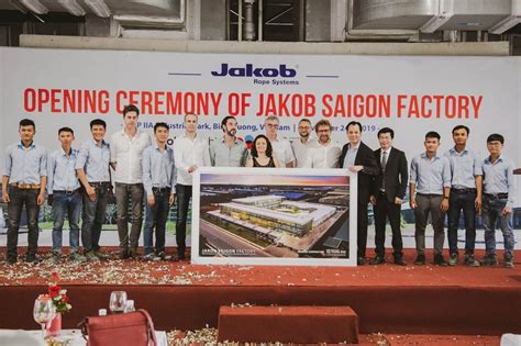 New Factory of Jakob Saigon opens!: Jakob Rope Systems
