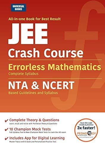 Buy Errorless Mathematics Crash Course JEE - NTA Book Online at Low ...