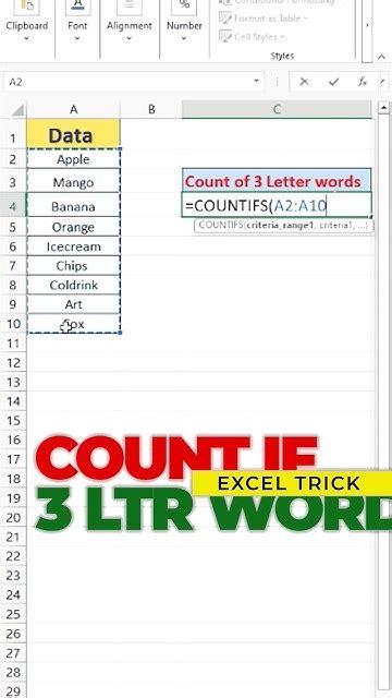 How to Use Connt Formula 的图像结果
