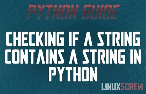 Image result for String Contains Python