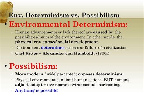 Image result for Environmental Determinism Example