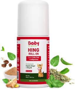 BabyOrgano Hing Roll on for colic, constipation and indigestion in ...