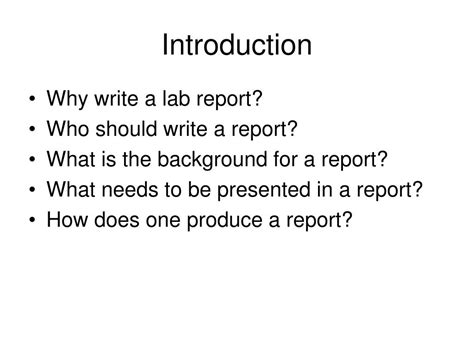 Image result for Introduction to Writing a Lab Report