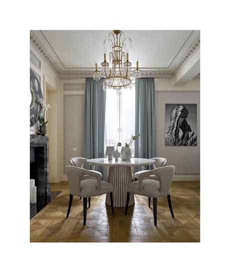 Hand-Tailored Designer Dining Chair in Water Repellent Velvet For Sale ...