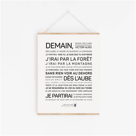 Demain, dès l'aube - Victor Hugo - Les mots à l'affiche