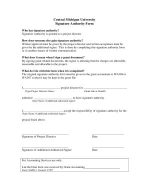 Fillable Online ReferenceReference9+ Signature Authorization Letter ...