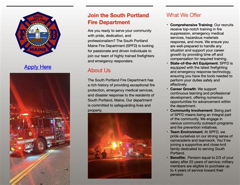 South Portland, ME - Firefighter/EMT (Paramedics preferred) Job | FirefighterApp