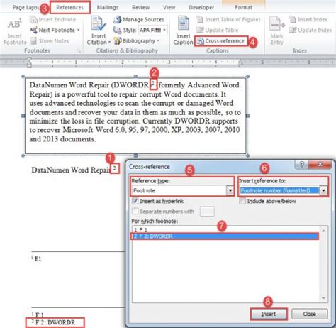 Insert Footnotes Automatically 的图像结果