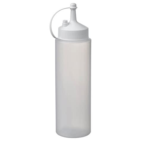 GRILLTIDER squeeze bottle, white/transparent, 330 ml (11 oz) - IKEA