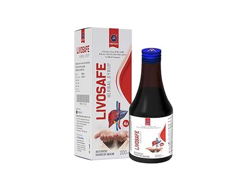LIV O SAFE SYP Ayurvedic Formula Net: 200ml 4X DS Syrup |Liver Support ...