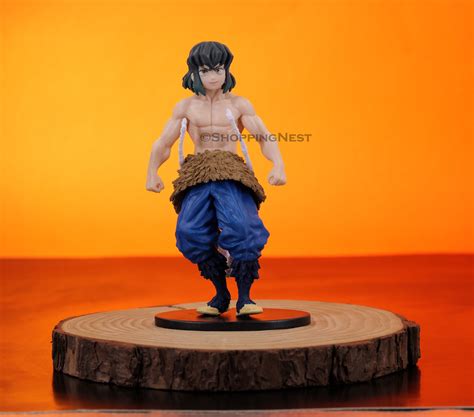 Demon Slayer Inosuke Hashibira Without Mask Action Figure | 16 Cms