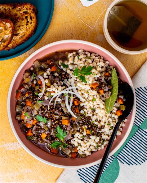 Over-The-Top Umbrian Lentil Barley Soup