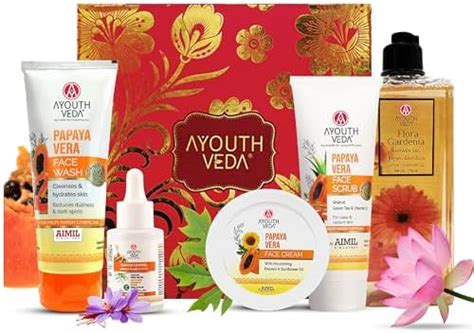 Ayouthveda Glow & Care Gift Set, Face and Body Care | Flora gardenia ...
