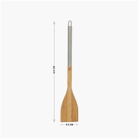 Buy Truffels Solid Spatulas - Bamboo - Turner 34.5 cm L x 6.5 cm W ...