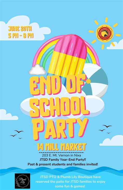 JTSD PTO End of School Party, 14 Mill Market, Nixa, 20 June 2024 ...