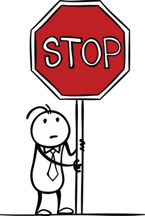 Image result for Stop Sign Cartoon