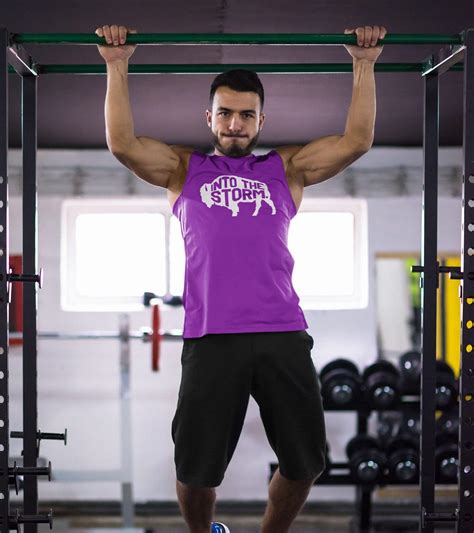 Men's Into the storm muscle tank (Purple) Wod Armour | Kibi Sports ...