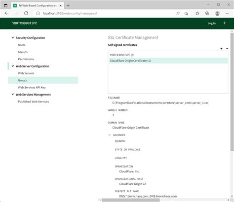 LabVIEW Web Server 的图像结果
