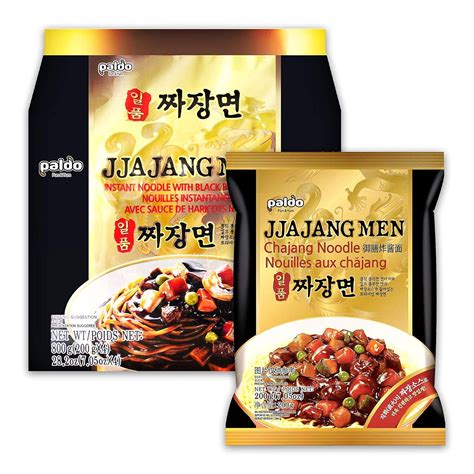 Amazon.com: Paldo Fun & Yum Ilpoom Jjajangmen Noodles, Pack of 4 ...