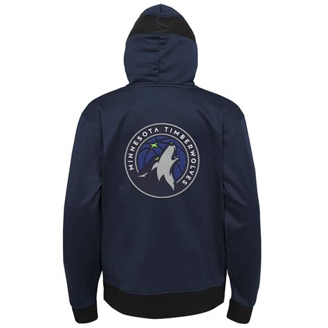 Minnesota Timberwolves Nike Thermaflex Showtime Full Zip Hoodie - Youth ...