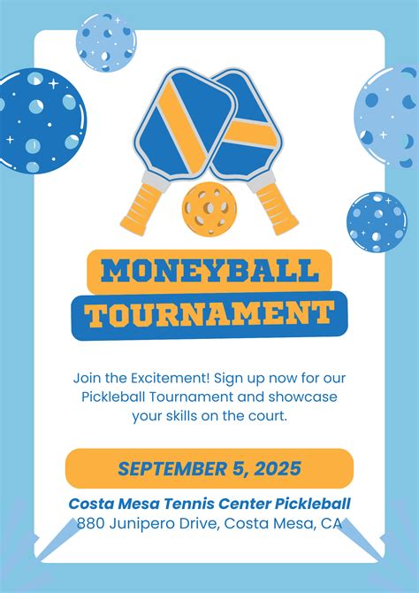 November Men’s 4.0+ Moneyball Tournament @ Costa Mesa Tennis Center ...