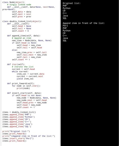 Write a Python program to search a specific item in a given doubly ...