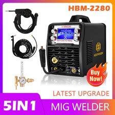 Buy New Listing 5 in 1 MIG Welder 110V 220V Inverter IGBT Aluminum MIG ...