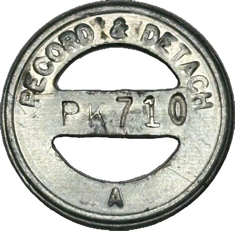 Car Key Token - A - United States – Numista