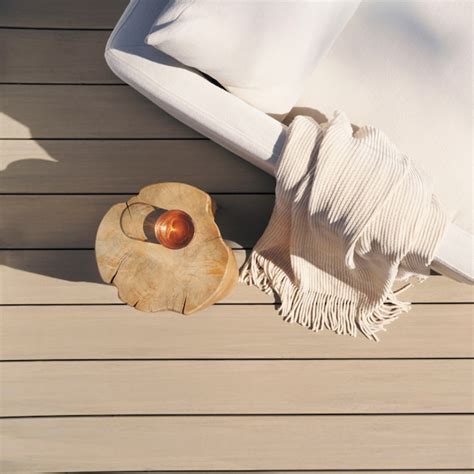 TimberTech Landmark 12-in French White Oak PVC Deck Board (Sample) in ...