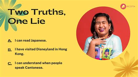 Two Truths And A Lie: How to Play & 120+ Best Lie Ideas in 2024