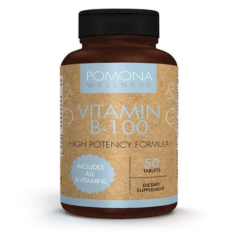 Buy Pomona Wellness Vitamin B Complex Supplement with Folic Acid, High Potency Multivitamin, All ...
