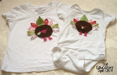 How to Make Turkey T-shirts with Kids - The Educators' Spin On It