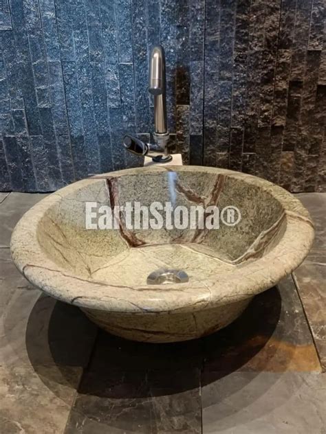 Designer Stone Wash Basin | EarthStona