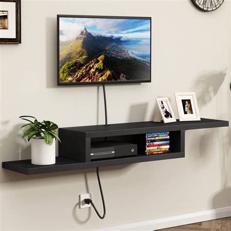 ChooChoo Wall Mounted TV Stand, Media Console Stand, 60” TV Storage ...