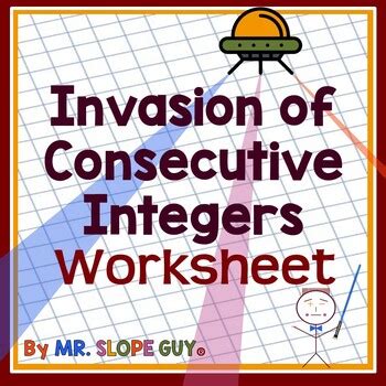 Image result for Consecutive Integer Problems PDF