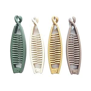 BIRDWARE Big-Size banana clips Multi Color Imported Rubber Acrylic ...