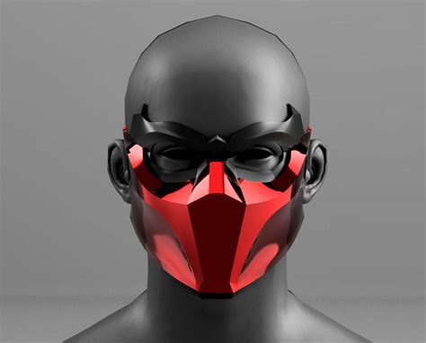 Red Hood Outlaw Mask 3D Print File - Etsy | Red hood, Super hero ...