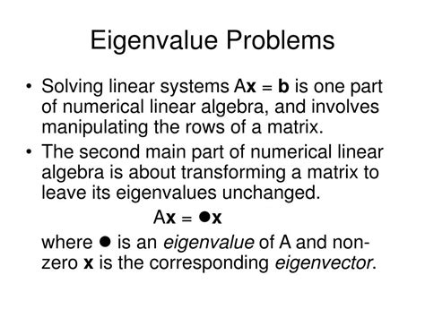 Image result for Eigenvalue Problems