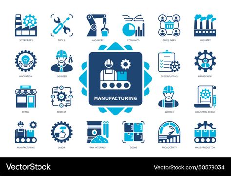 Manufacturing Icon Vector 的图像结果