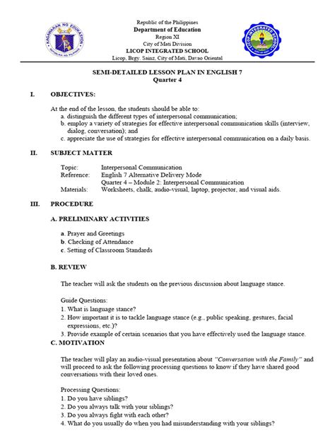 Key Business Communication Lesson Plan 的图像结果