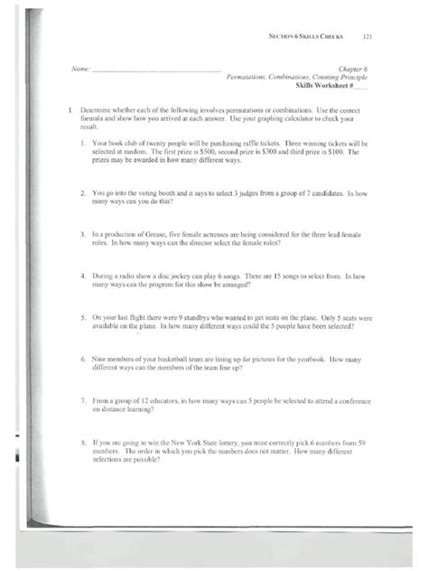 Image result for Math Problems with Combinations and Permutations