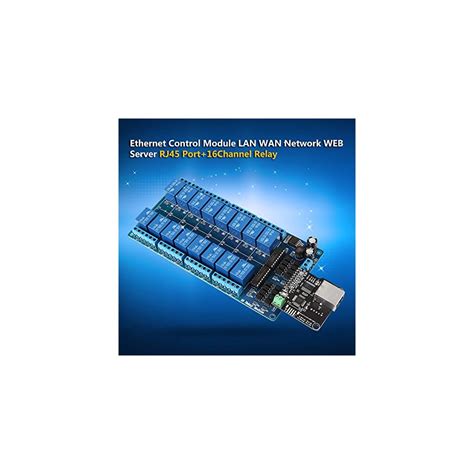 LiebeWH 16-Channel Ethernet Relay Control Module with RJ45 India | Ubuy