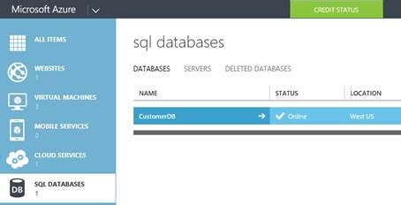 Azure Start Database 的图像结果