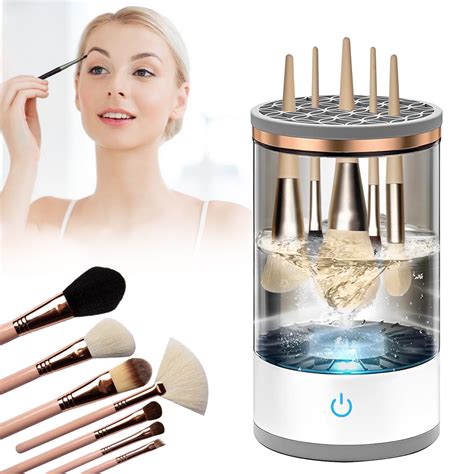 Electric Makeup Brush Cleaner Machine, USB Make up Brush Cleaner ...