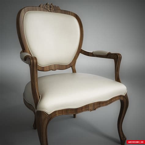 Classic Chair 004 3D Model MAX OBJ FBX | CGTrader.com