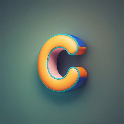 Letter c in 3d | Premium AI-generated image