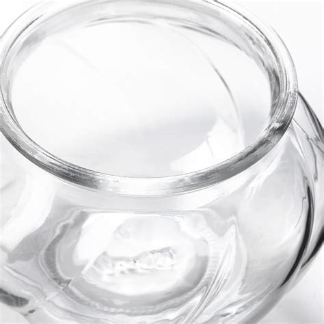 VILJESTARK vase, clear glass, 8 cm (3 ¼") - IKEA