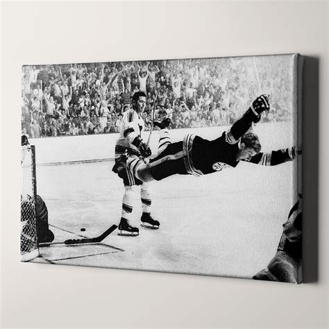 Bobby Orr Flying Goal Canvas Wall Art Prints – Big Canvas Art Prints