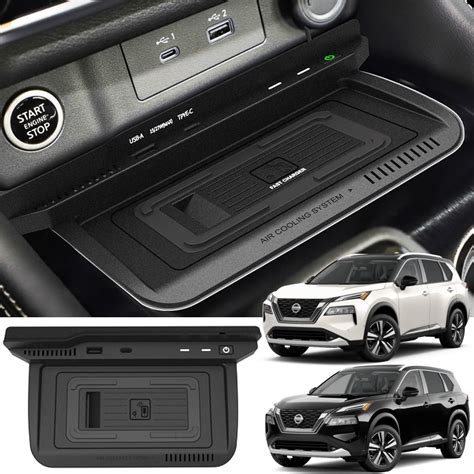 Amazon.com: Wireless Car Charger for Nissan Rogue 2021-2023 15W Fast ...
