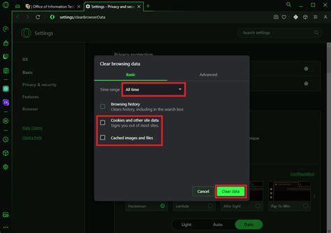 Image result for Clear Browser Cache in Opera